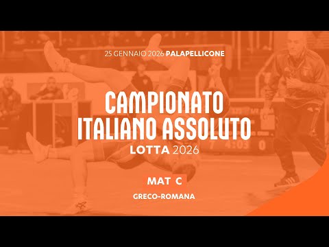 🔴 LOTTA 🤼‍♂️ Campionato Italiano Assoluto 2026 GR 🇮🇹 Day2 MatC