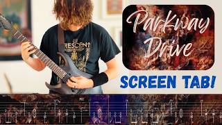 PARKWAY DRIVE "Guns for Show, Knives for a Pro" (SCREEN TAB, guitar cover)