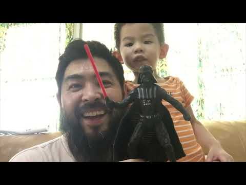 Sculpting Homemade Darth Vader and Luke Skywalker - Walter’s Show