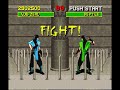 Mortal Kombat 1 SNES US Version Sub Zero Playthrough