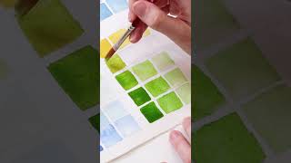 Color studies are such a great color mixing practice! Full tutorial linked above! #watercolor