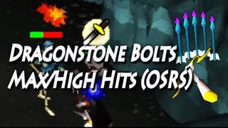 Dragon Bolts Max/High Hits (Oldschool Runescape)