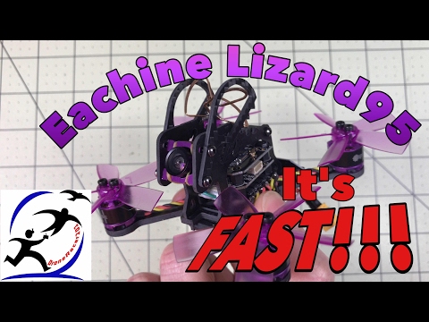 Eachine Lizard95 Unboxing and First Flights, Eachine Lizard Review, It's FAST - Banggood