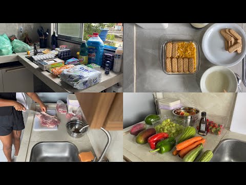 First grocery shopping trip of the year & organization