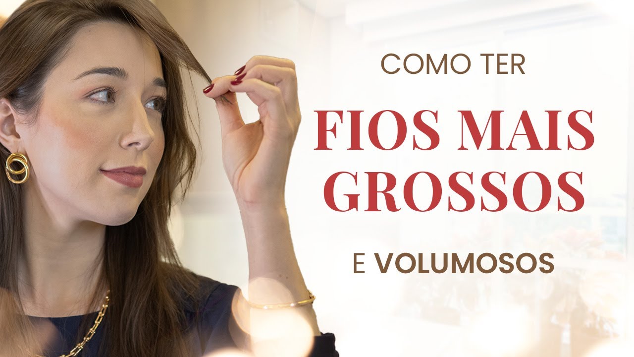 O QUE REALMENTE DEIXA OS FIOS DE CABELO MAIS GROSSOS E CHEIOS!