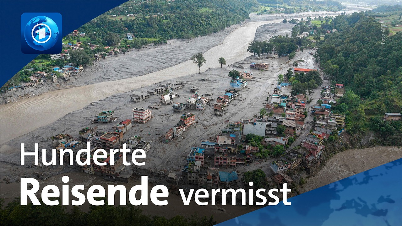 Suche nach Vermissten: Was über die Flutwelle in Nepal bekannt ist