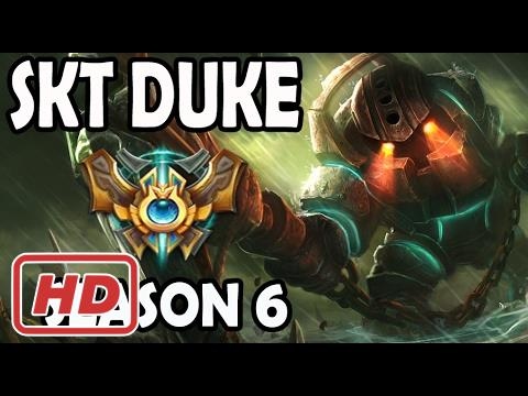 SKT T1 Duke Nautilus vs Poppy TOP Ranked Challenger Korea