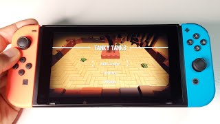 Tanky Tanks | Nintendo Switch handheld gameplay