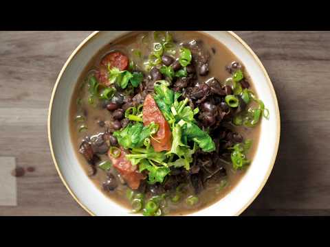 Cantonese Feijoada — Chinese Black Bean Stew with Sausage & Dried Shrimp