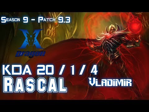 KZ Rascal VLADIMIR vs JAX Top - Patch 9.3 KR Ranked