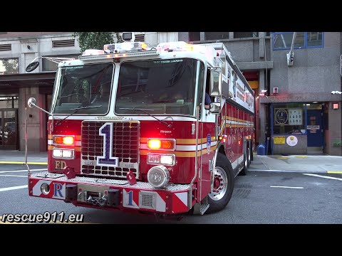 FDNY Fire Trucks responding