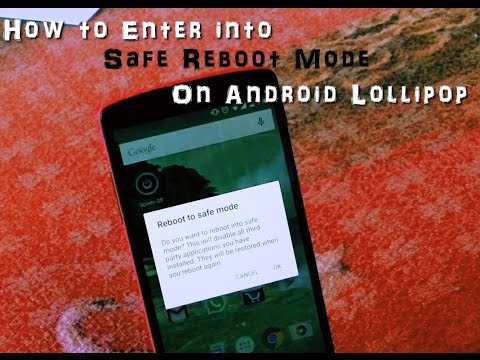 How To: Reboot To SAFE MODE On Android Lollipop!