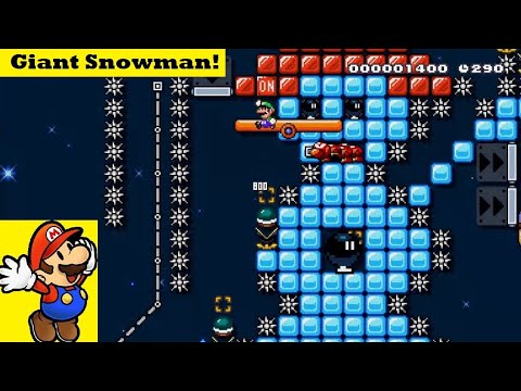 Monster Tales 5 - Kaizo Snowman (Super Mario Maker 2 Level) by Ruffy182