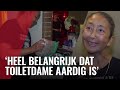Toiletdame Mylène krijgt speldje voor inzet in nachtleven
