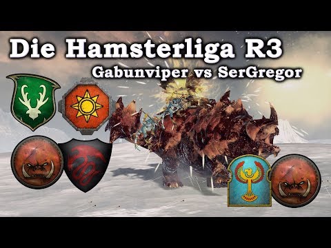 Hamsterliga der 4000 - Gabunviper vs SerGregor - Total War: Warhammer 2 deutsch HD