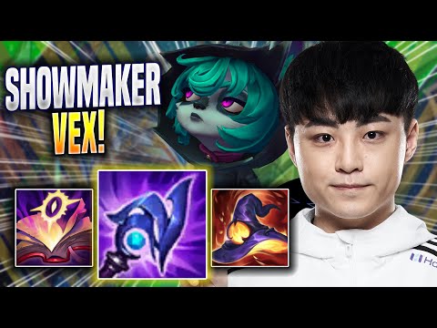 SHOWMAKER PERFECT GAME WITH VEX! - DK ShowMaker Plays Vex MID vs Tristana! | Preseason 2023
