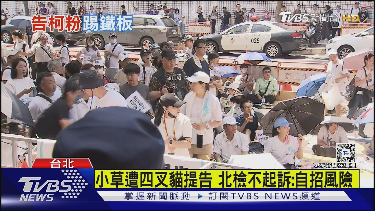 小草遭四叉貓提告 北檢不起訴:自招風險