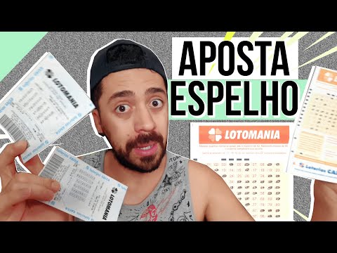 COMO FAZER APOSTA ESPELHO NA LOTOMANIA [ EXPLICAÇÃO ]