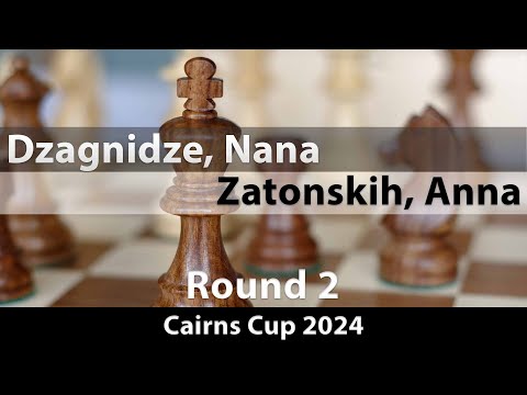 Dzagnidze, Nana -- Zatonskih, Anna, Cairns Cup 2024, Round 2, 1-0