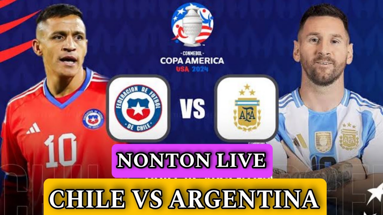 chile vs argentina copa amerika 2024  nonton live di nexparabola dan tv digital juga aplikasi vidio