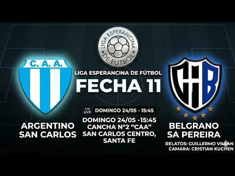 Argentino SCC  🆚  Belgrano Sa Pereira | Primera División | Fecha 11 | LEF 2026