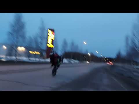 70cc derbi high speed wheelie