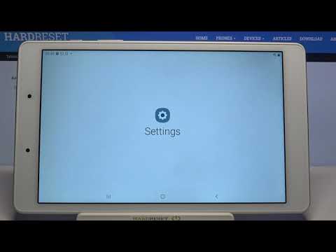 How to Activate High Contrast Text on SAMSUNG Galaxy Tab A 8.0 -