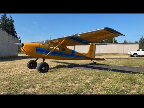 Cessna 180 Short Field Landing