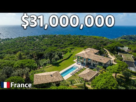 Touring a $31,000,000 St Tropez Mansion With Ocean Views!