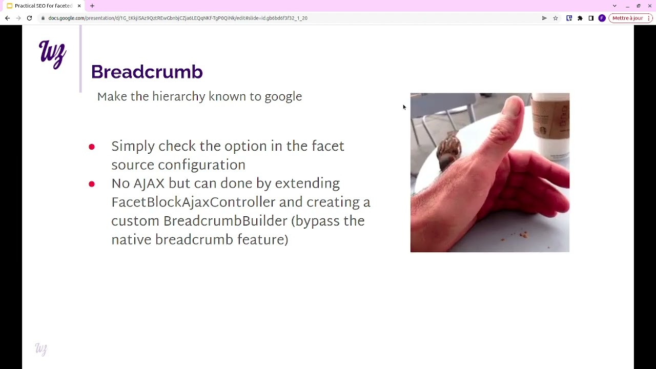 MAKERS & BUILDERS - Practical SEO optimizations for faceted searches