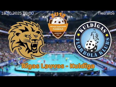 Florbols zēni U12. Rīgas Lauvas  - Kuldīgas NSS. Rīgā, 18.10.2025.