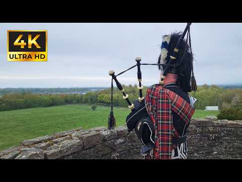 Scottish Castle Walk Through | Craigmillar Castle in Peaceful 4K