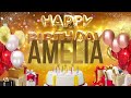 AMELIA - Happy Birthday Amelia