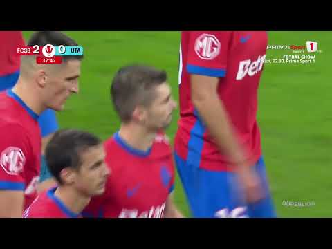 REZUMAT: FCSB – UTA Arad 4-0. FCSB face scorul etapei şi e la 3 puncte de play-off