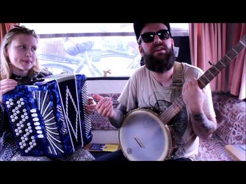 Slack Bird in session and conversation at The Scottish  Anarcho Folk Festival June 17 2017