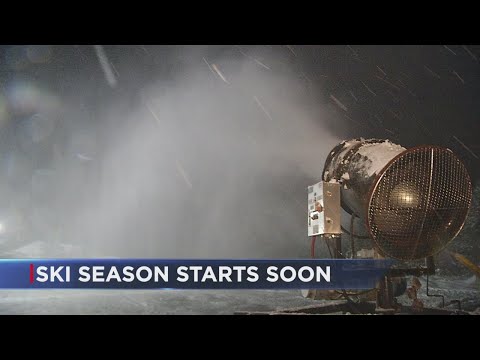 Snowmaking for ski season