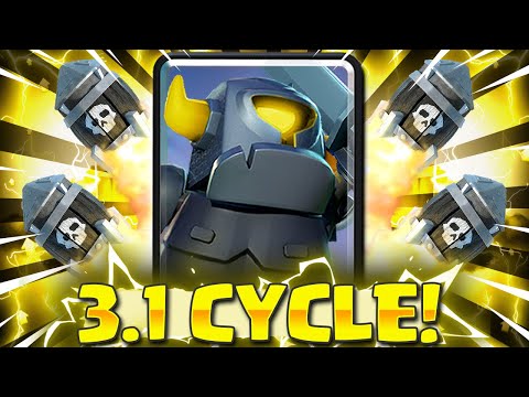 THIS IS TOO EASY!! 3.1 MINI PEKKA + ROCKET CYCLE CANT BE COUNTERED!