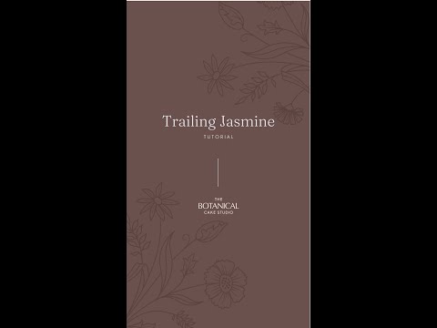 Gumpaste Trailing Jasmine #Shorts Tutorial