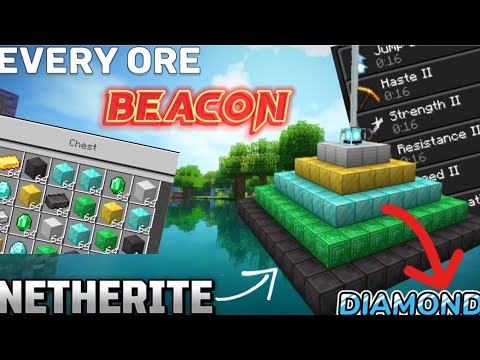 EPIC Minecraft Experiment: Beacon & Ultimate Ore Layers! 😱