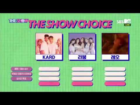 Leo VIXX - Touch and Sketch 1st win SBS MTV THE SHOW 180807
