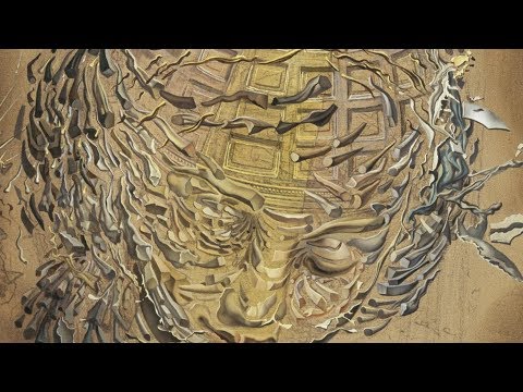 'Tête Raphaëlesque éclatée [Exploding Raphaelesque Head]' by Salvador Dalí