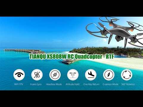 TIANQU XS808W RC Quadcopter  RTF - Drone for beginners with camera and FPV