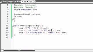Buckys C++ Programming Tutorials - 49 - this