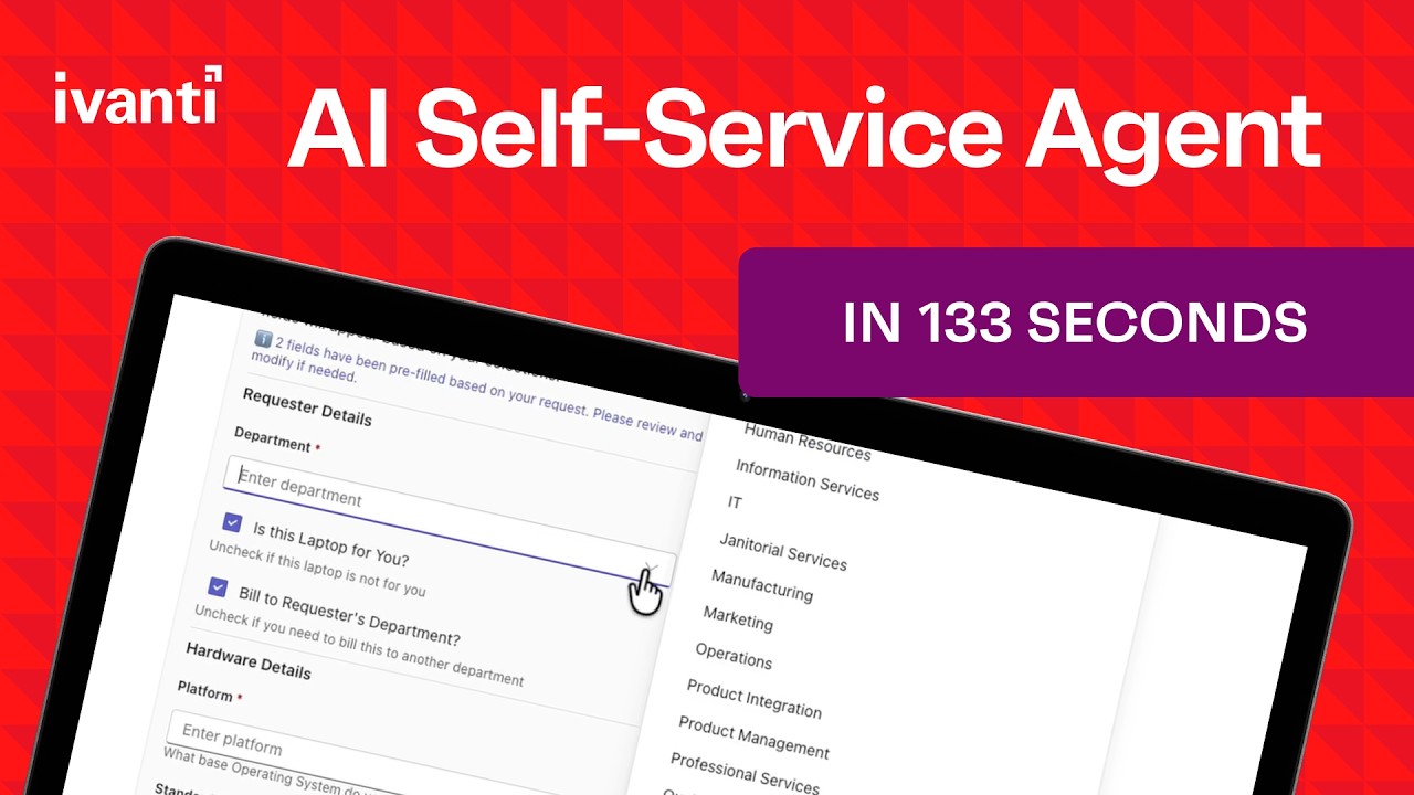 Ivanti Neurons: Accelerate IT Support with AI Self-Service & Automation