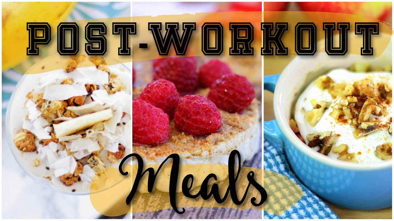 3 Quick & Easy Post Workout Snack Ideas!