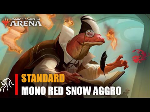 SPEEDY Top 25 | Mono Red Snow Aggro | MTGA STX | Standard BO1 BO3