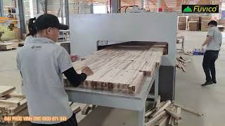 MÁY GHÉP GỖ CAO TẦN FC 1040H xưởng Khách Hàng Bà Rịa