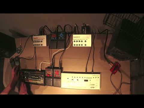 TB-03 TR-08 PO-14 PO-35 - Live Techno Jam - 2018-07-31