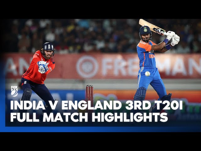 India vs. England 3rd T20 I Full Match Highlights I Kayo Mini I 29/01/25 I Fox Cricket