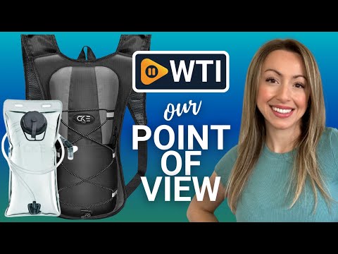 Hydration Backpack Hydration Pack Water Backpack with 2L(70-Ounce) Hydration Bladder for Men Women Kids for Running Hiking Biking Climbing Black-Gray - WTI product video review